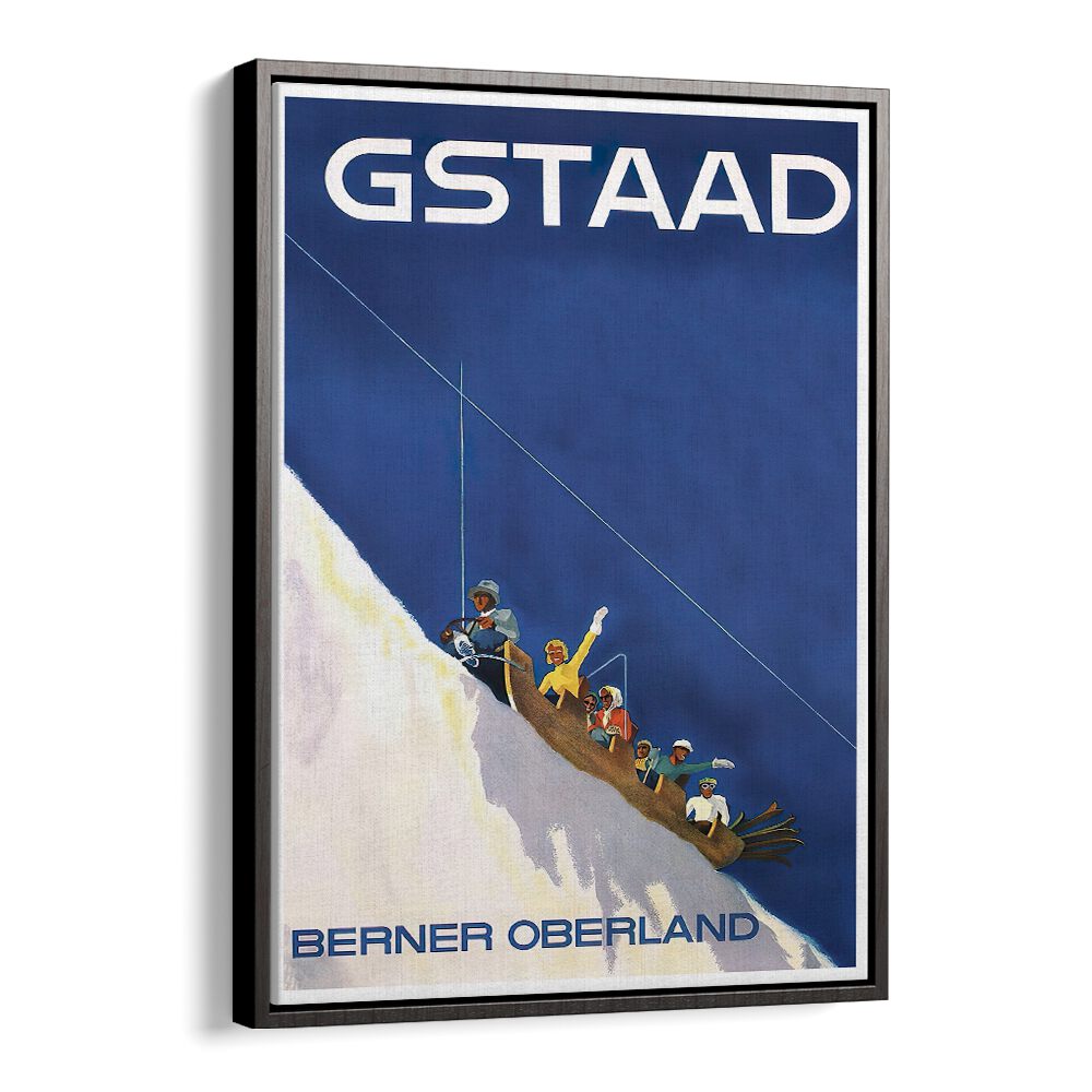 GSTAAD III, VINTAGE TRAVEL POSTERS showcase Alpine charm, perfect for enhancing your space with nostalgic travel art.