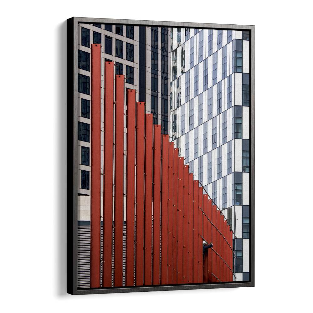 Capture urban essence with UNDER CONSTRUCTION II, PHOTOGRAPHY PRINTS showcasing striking architectural contrasts.