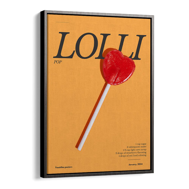 Heart-shaped lollipop artwork from HEART LOLLIPOP, BAR & CAFE ART, perfect for sweet lovers and decor enthusiasts.