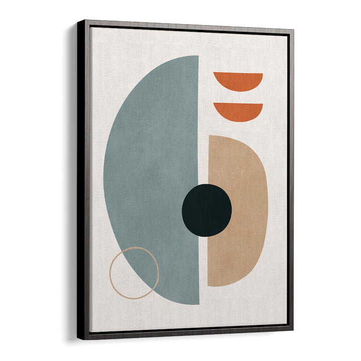 Stylish SEMICIRCLES VII, BOHO ART PAINTINGS feature modern shapes and colors, perfect for creative spaces.