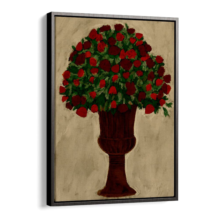 Vibrant SPRING BOUQUET, BOHO ART PAINTINGS featuring a lush floral arrangement in a decorative vase. Perfect for any space.