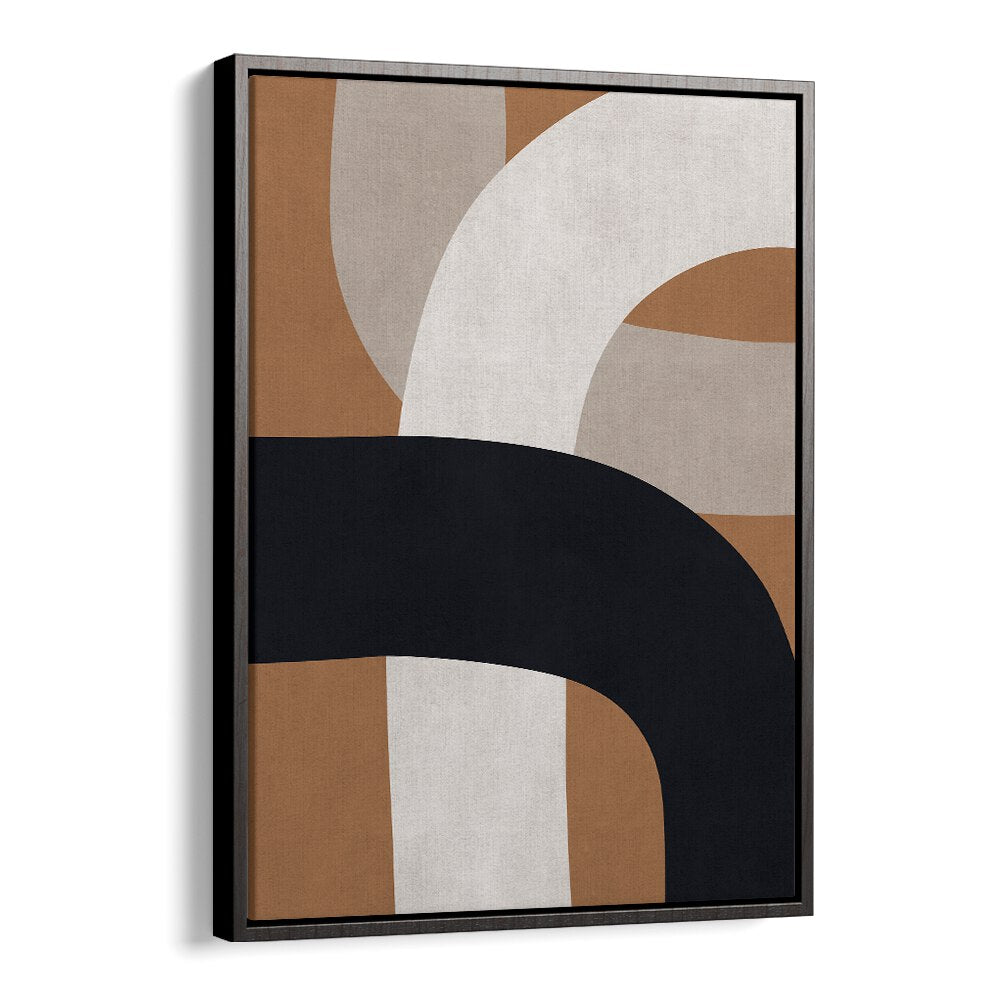 Elegant UNDULATING CURVES VIII, GEOMETRIC ART PRINTS showcase modern design with striking colors and shapes. Perfect decor!