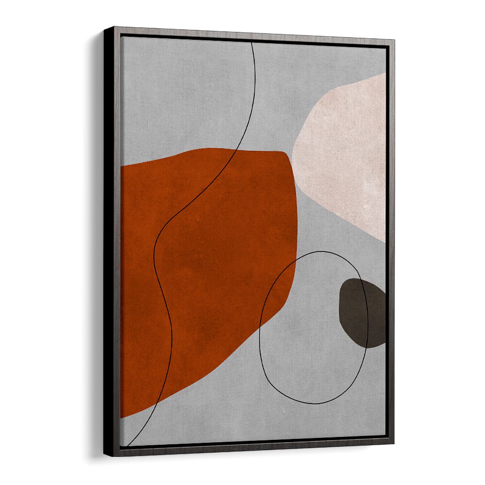Abstract composition in warm tones from the EXPRESSIVE FORMS IV, ABSTRACT PAINTINGS collection, perfect for artistic inspiration.