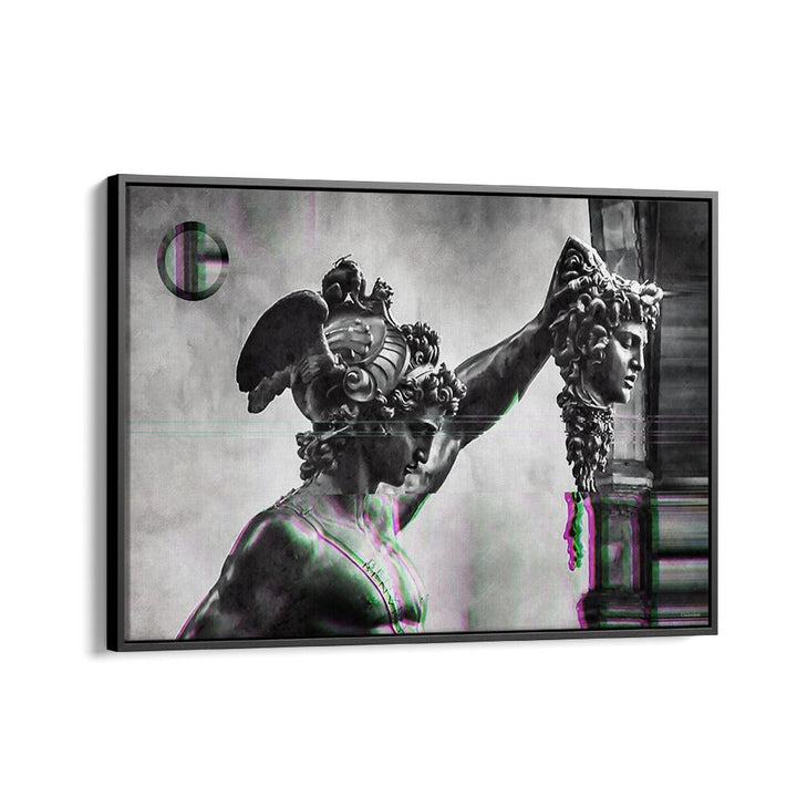 Striking altered art print of Perseus with the Head of Medusa by Underdott, perfect for enhancing your decor.