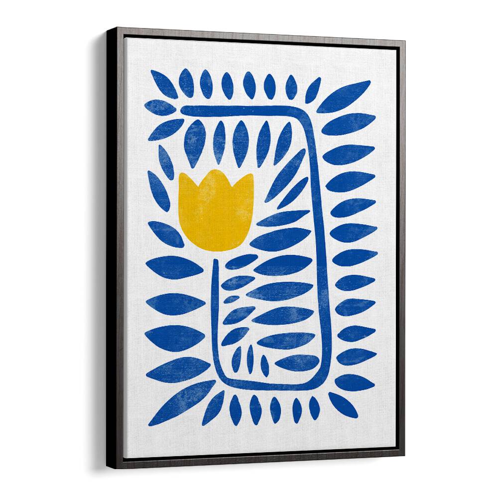 Bright yellow tulip in YELLOW TULIP HARMONY, FLORAL FLOWER PAINTINGS, perfect for adding joy to any space.