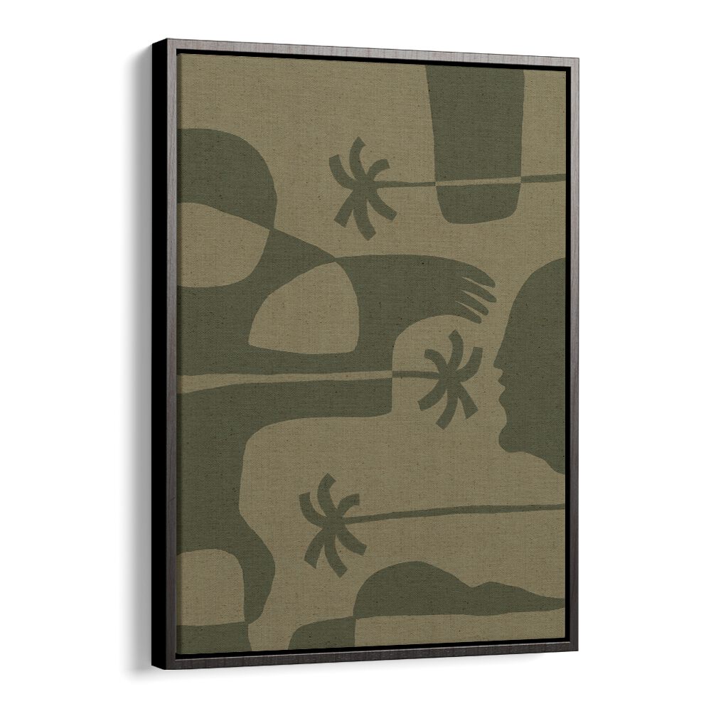 THE LAND STORY VII, BOHO ART PAINTINGS showcase abstract shapes with earthy tones, perfect for modern decor.