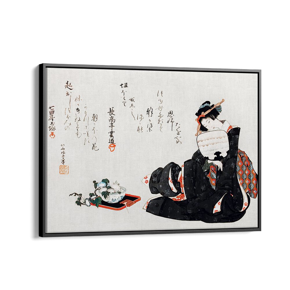 JAPANESE WOMAN III, VINTAGE PAINTINGS