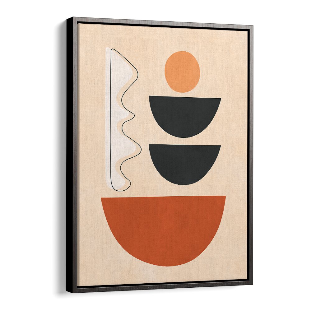 Abstract design featuring SEMICIRCLES II, BOHO ART PAINTINGS, blending geometry and creativity for modern decor.
