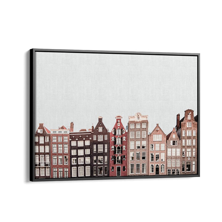 Stylish AMSTERDAM, TRAVEL POSTERS showcasing iconic Dutch architecture, perfect for adding charm to any space.