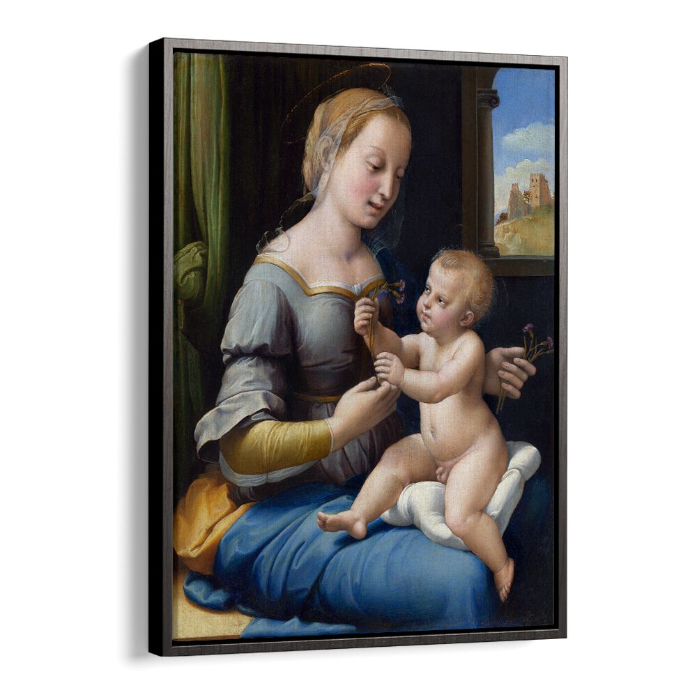 THE MADONNA OF THE PINKS (1506–1507) , VINTAGE PAINTINGS