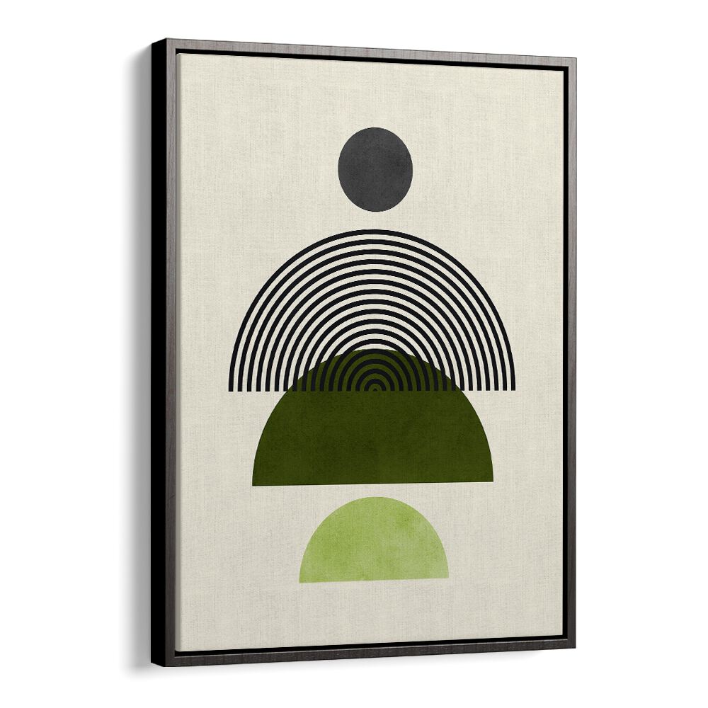 Modern LINES AND CIRCLES IV, BOHO ART PAINTINGS featuring geometric shapes in earthy tones, perfect for creative spaces.