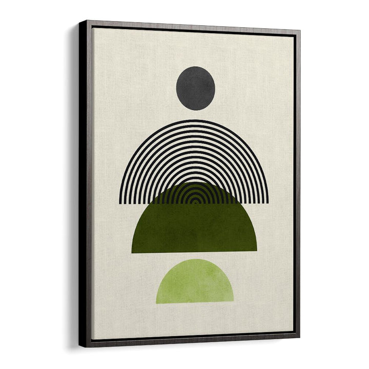 Modern LINES AND CIRCLES IV, BOHO ART PAINTINGS featuring geometric shapes in earthy tones, perfect for creative spaces.