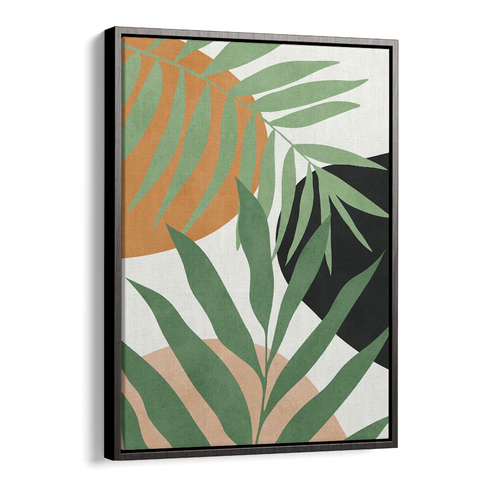Stylish WATERCOLOR I, BOHO ART PAINTINGS featuring lush leaves, perfect for enhancing your decor with nature's beauty.