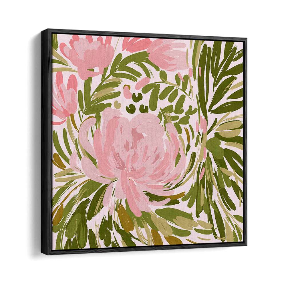 Colorful floral design featuring pink blooms in PROJECT ROSE, FLORAL FLOWER PAINTINGS for elegant home decor.