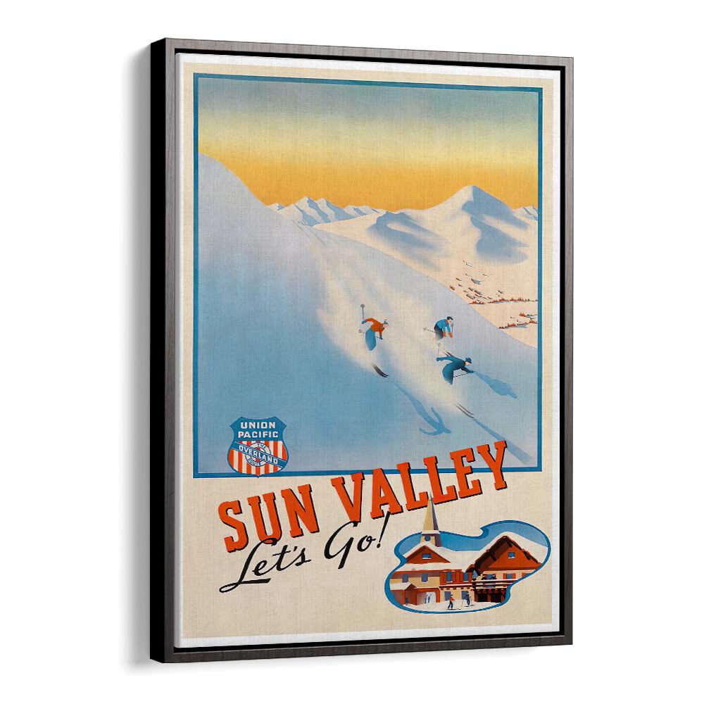 Explore the charm of SUN VALLEY with our VINTAGE TRAVEL POSTERS, capturing breathtaking landscapes and culture.
