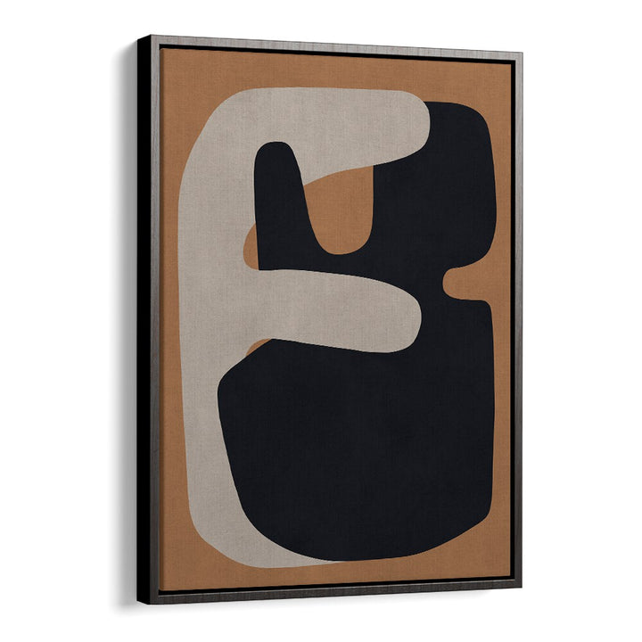 Stylish TRIBAL SHAPES XIII, GEOMETRIC ART PRINTS featuring unique patterns in earthy tones for a modern decor look.