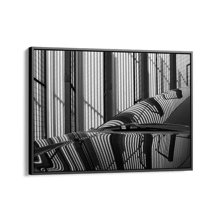 Explore urban beauty with STRAIGHT, PHOTOGRAPHY PRINTS showcasing stylish reflections and lines in black and white.