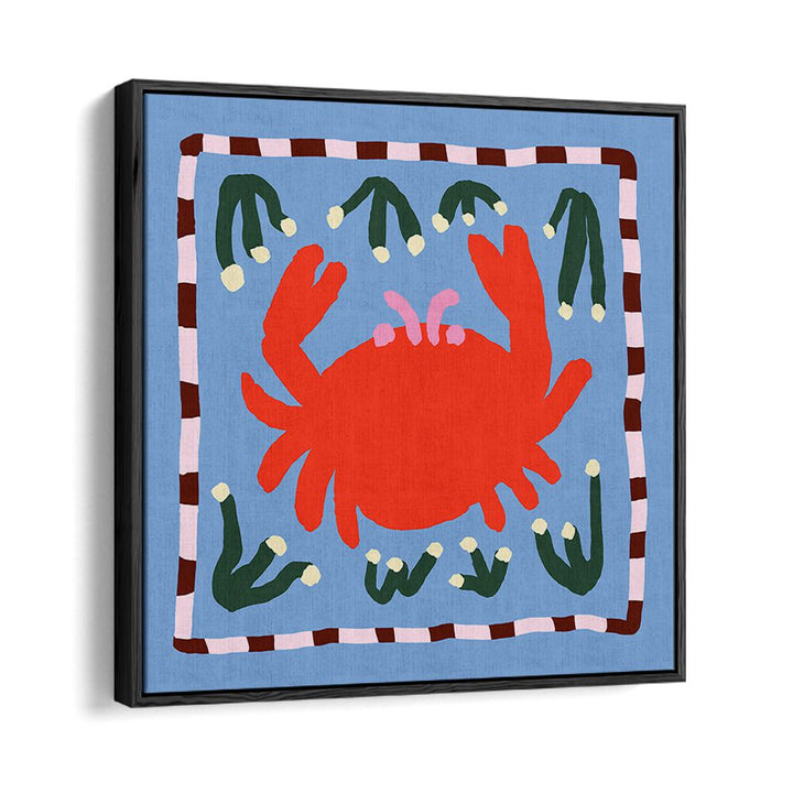 Vibrant CRAB, KITCHEN POSTERS add charm to your culinary space, perfect for seafood lovers and home cooks alike.