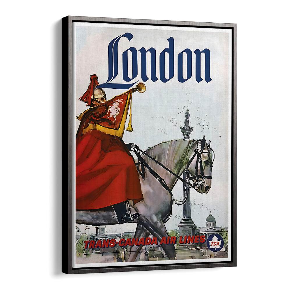 LONDON I, VINTAGE TRAVEL POSTERS showcase London's charm with a striking retro design, perfect for any art lover.