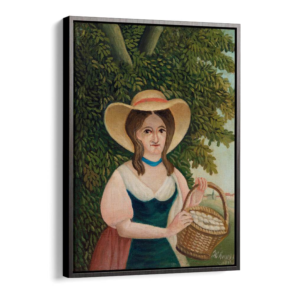 WOMAN WITH BASKET (1905–1910) , VINTAGE PAINTINGS