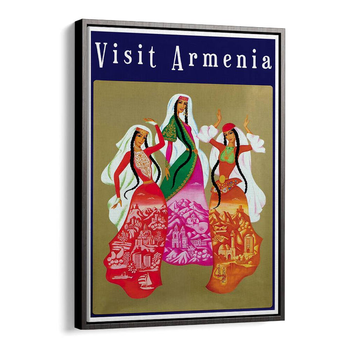 Explore Armenia with these vibrant vintage travel posters, showcasing rich culture and breathtaking landscapes.