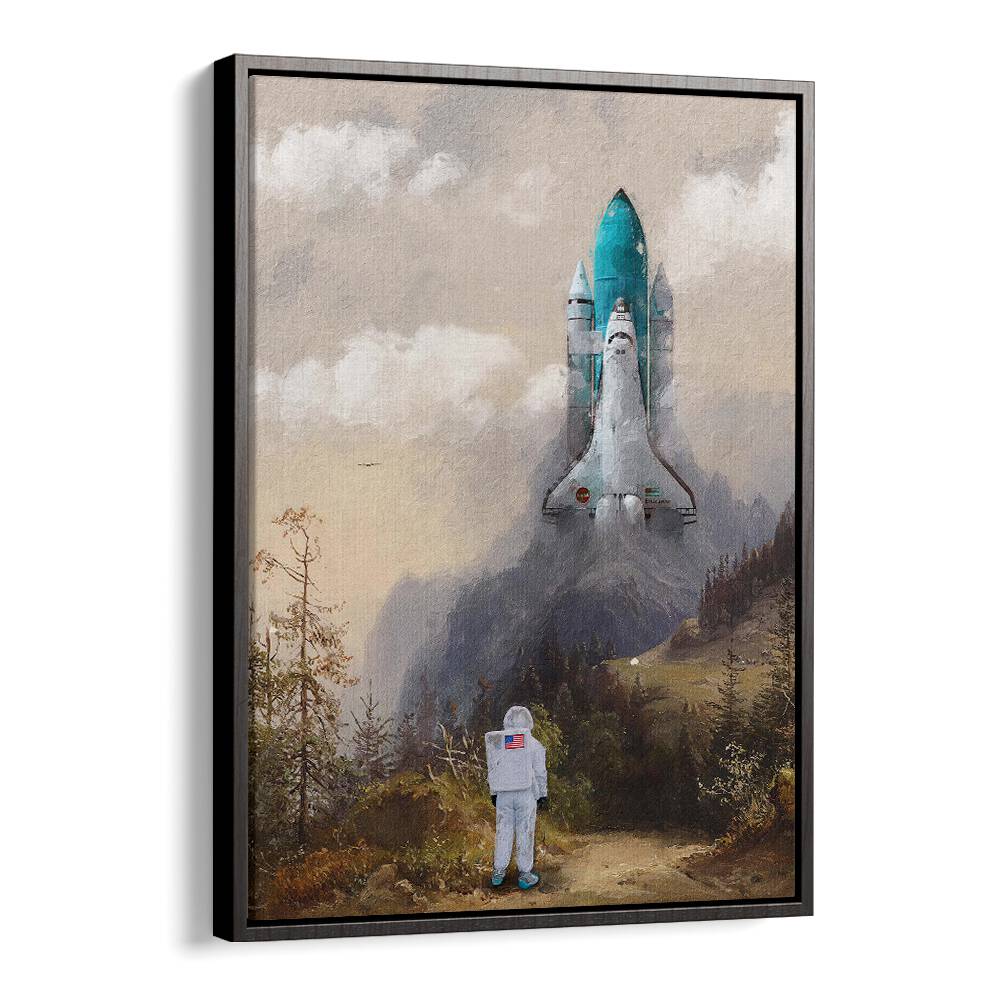 Surreal "Missed the Shuttle" altered art prints by Dikhotomy transform your space with imaginative beauty.