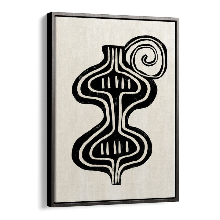 Elegant black and white design of BOHO I, BOHO ART PAINTINGS, perfect for modern, free-spirited decor.