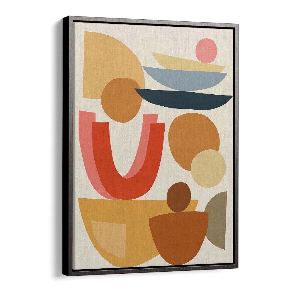 Stylish ORGANIC V, GEOMETRIC ART PRINTS featuring vibrant shapes and colors, perfect for modern home decor.