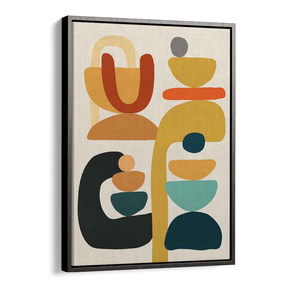 Stylish ORGANIC III, BOHO ART PAINTINGS showcasing vibrant shapes and colors for modern decor. Perfect for any space.