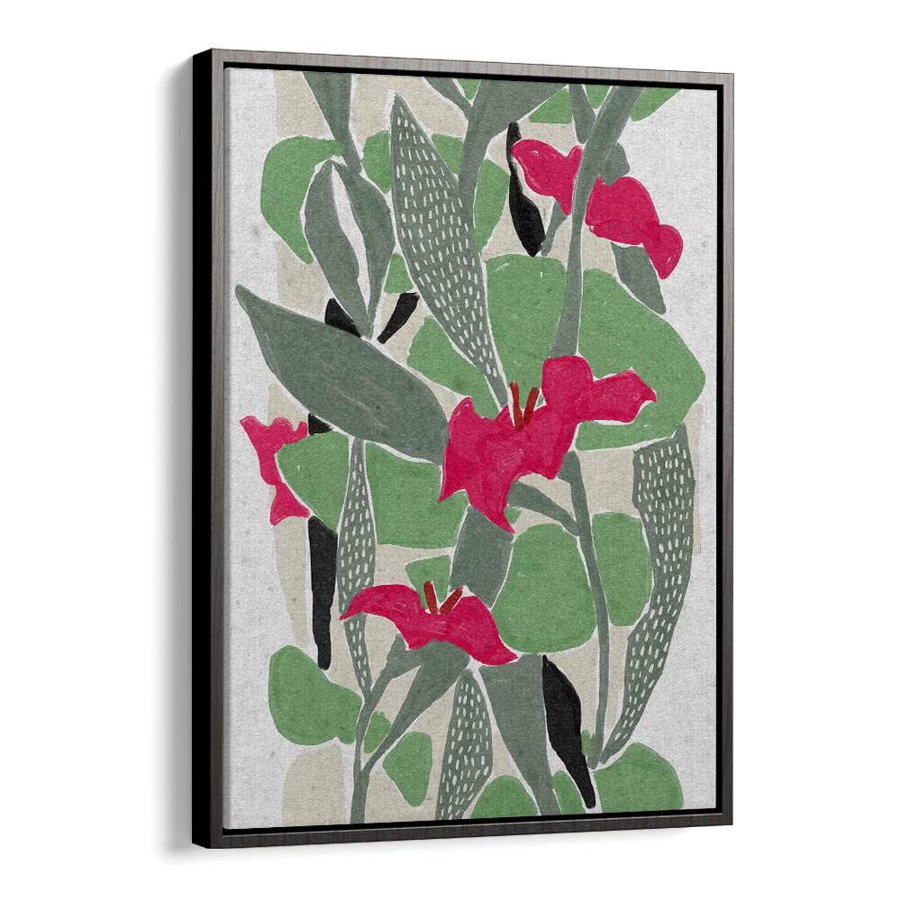 Bright red flowers and lush greens define FLORAL RHYTHM VI, a stunning addition to our FLORAL FLOWER PAINTINGS collection.