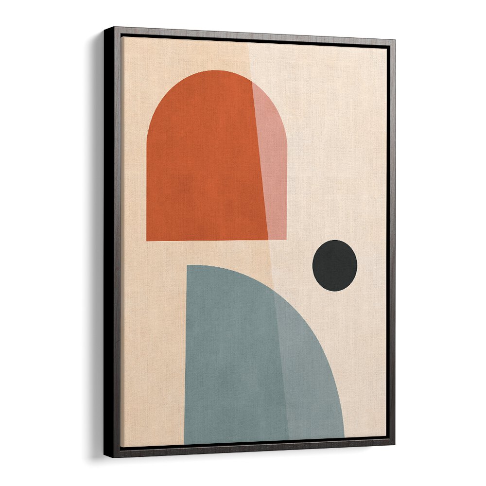Colorful SEMICIRCLES I, BOHO ART PAINTINGS showcase modern design perfect for any artistic space.