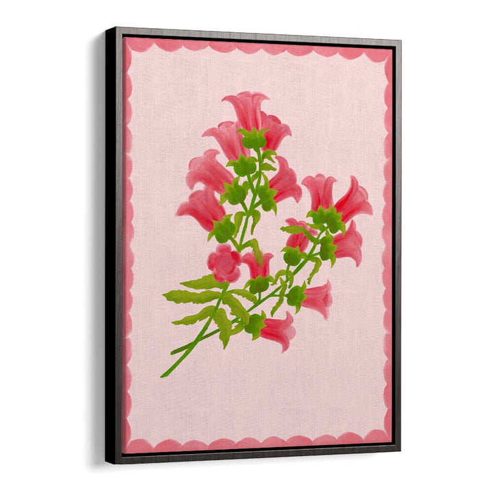 Bright pink CALAMPULA FLOWER showcased in a floral painting, perfect for enhancing any garden or home décor.