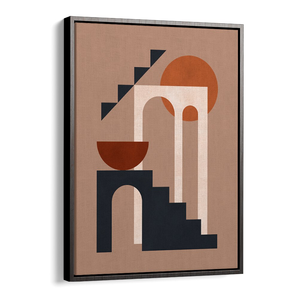 Elevate your space with GEOMETRIC COMPOSITION VI, BOHO ART PAINTINGS featuring vibrant shapes and colors.