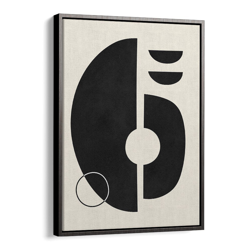 Stylish black and white design featuring abstract shapes, perfect for the EXPRESSIVE II, GEOMETRIC ART PRINTS collection.