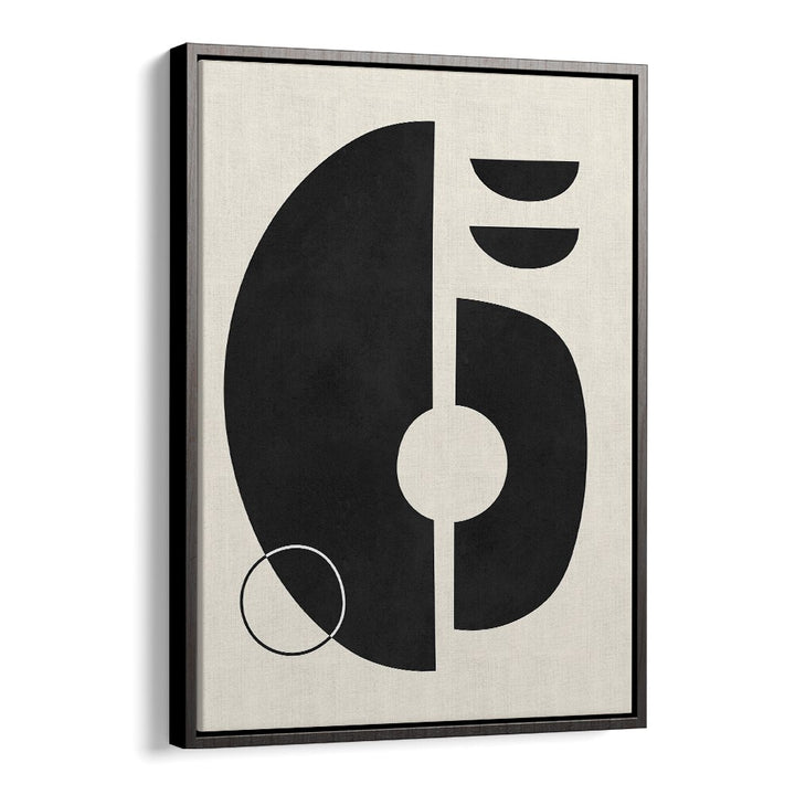 Stylish black and white design featuring abstract shapes, perfect for the EXPRESSIVE II, GEOMETRIC ART PRINTS collection.
