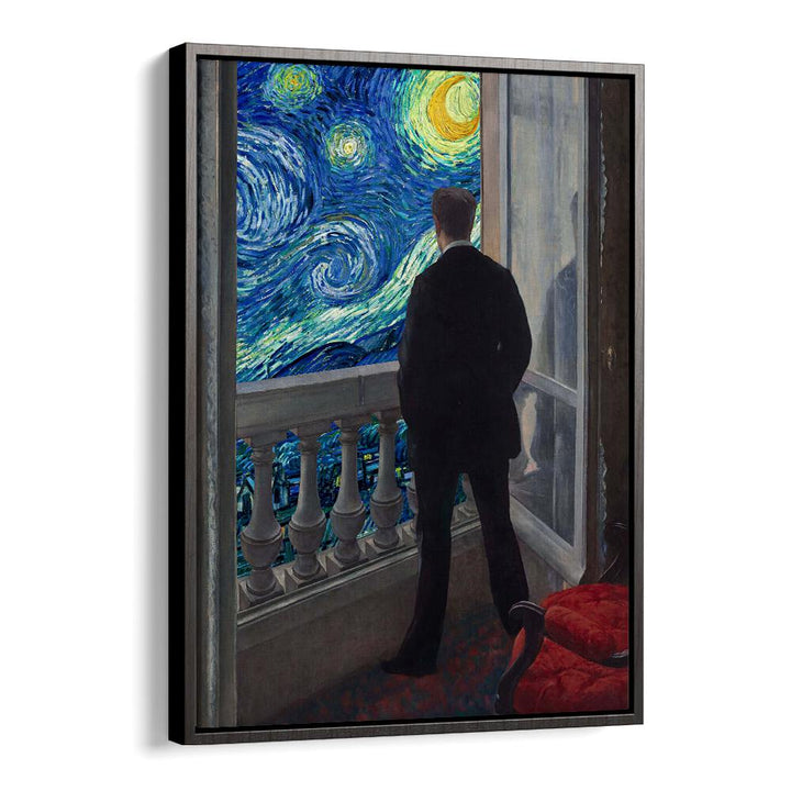 Transform your space with the STARRY NIGHT VIEW, ALTERED ART PRINTS by DIKHOTOMY, showcasing a captivating night sky.
