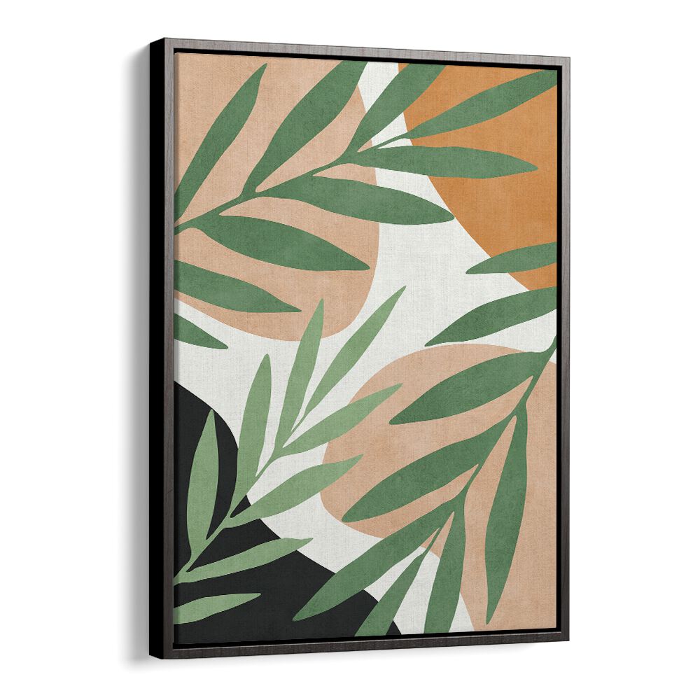 TROPICAL V, BOHO ART PAINTINGS showcase vibrant leaves and colors, perfect for adding a touch of nature to your space.