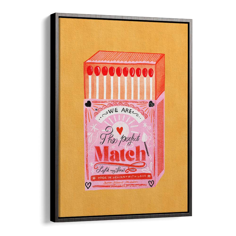 Bright and vibrant, the MATCH BOX II, FASHION POSTERS by Baroo Bloom adds character to any living space.