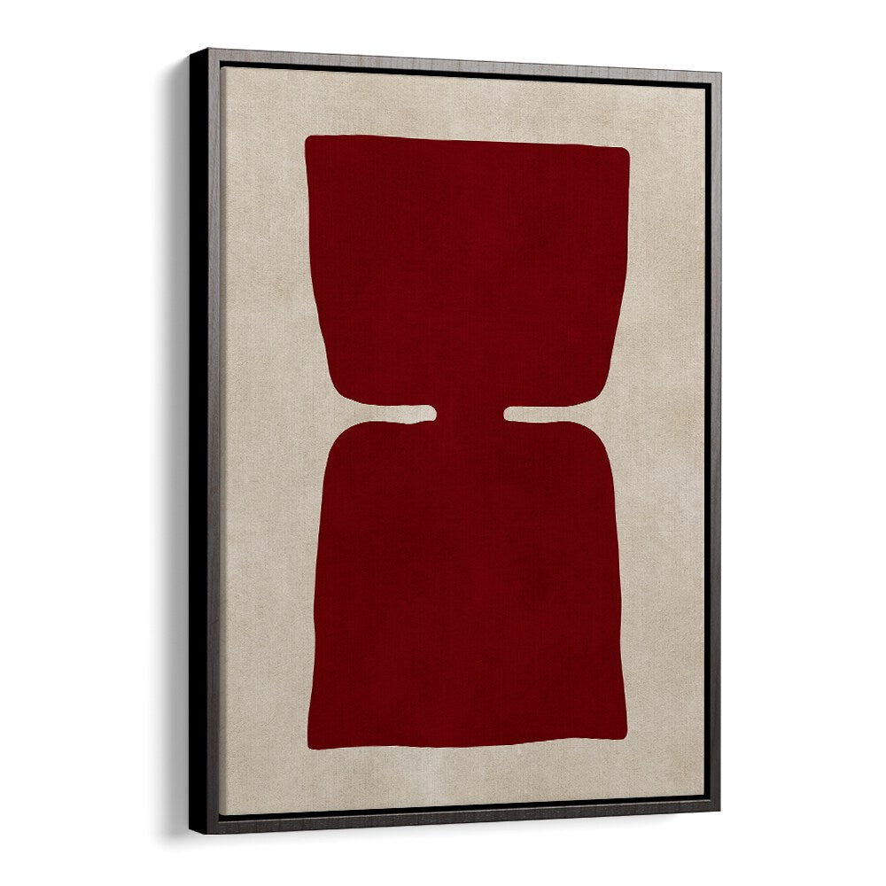 Stunning ORGANIC IV-2, GEOMETRIC ART PRINTS with a rich red design, perfect for transforming any living space.