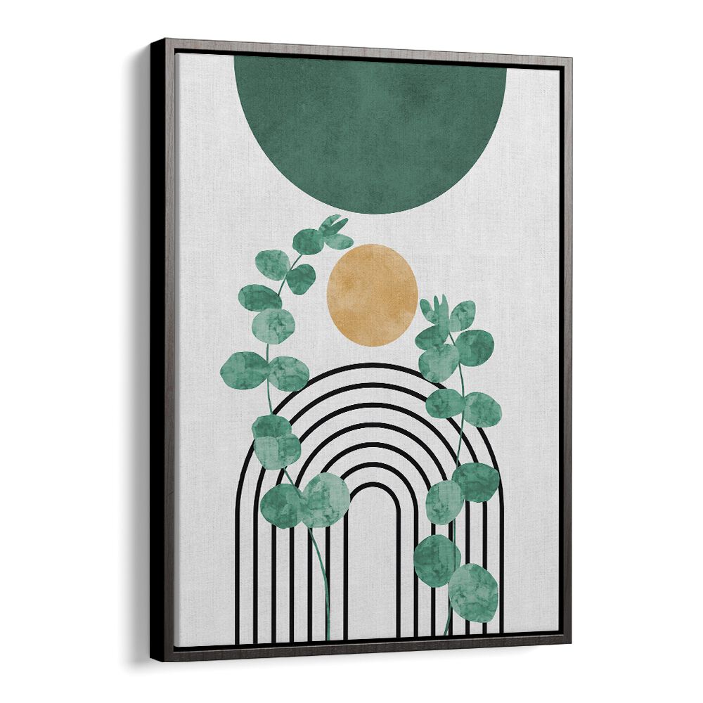 Stylish LEAVES IV, BOHO ART PAINTINGS blend watercolor leaves with modern abstract design for a tranquil home decor.