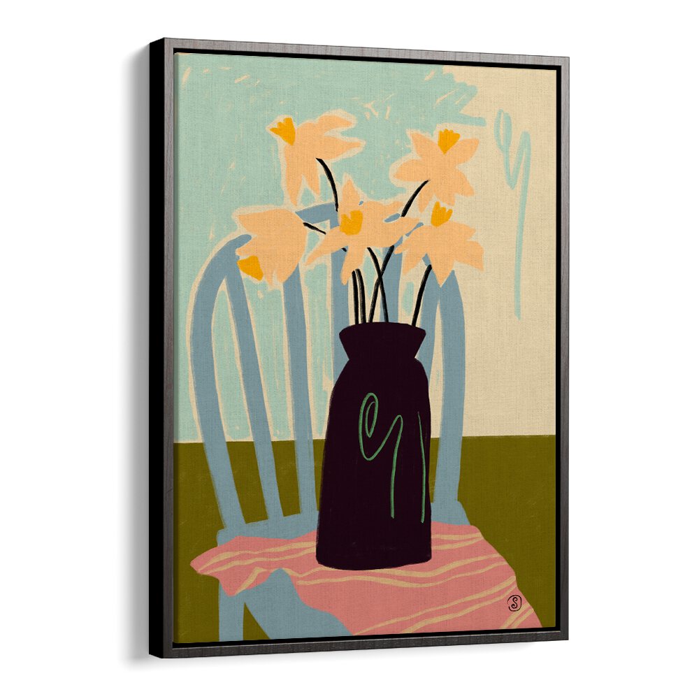 Brighten your space with DAFFODILS, VIBRANT art prints, featuring lively flowers in elegant simplicity.