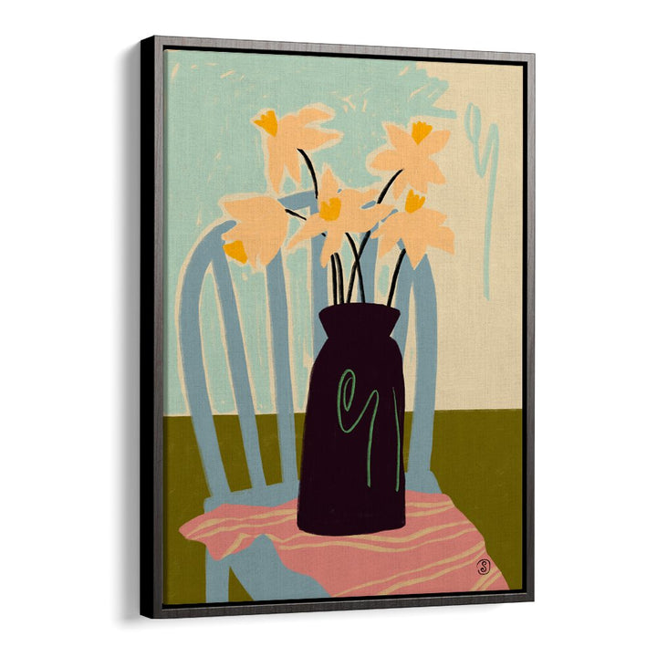 Brighten your space with DAFFODILS, VIBRANT art prints, featuring lively flowers in elegant simplicity.