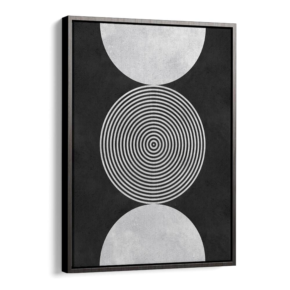 Add a touch of elegance to your space with BLACK BACKGROUND VII, GEOMETRIC ART PRINTS featuring vibrant circles on black.