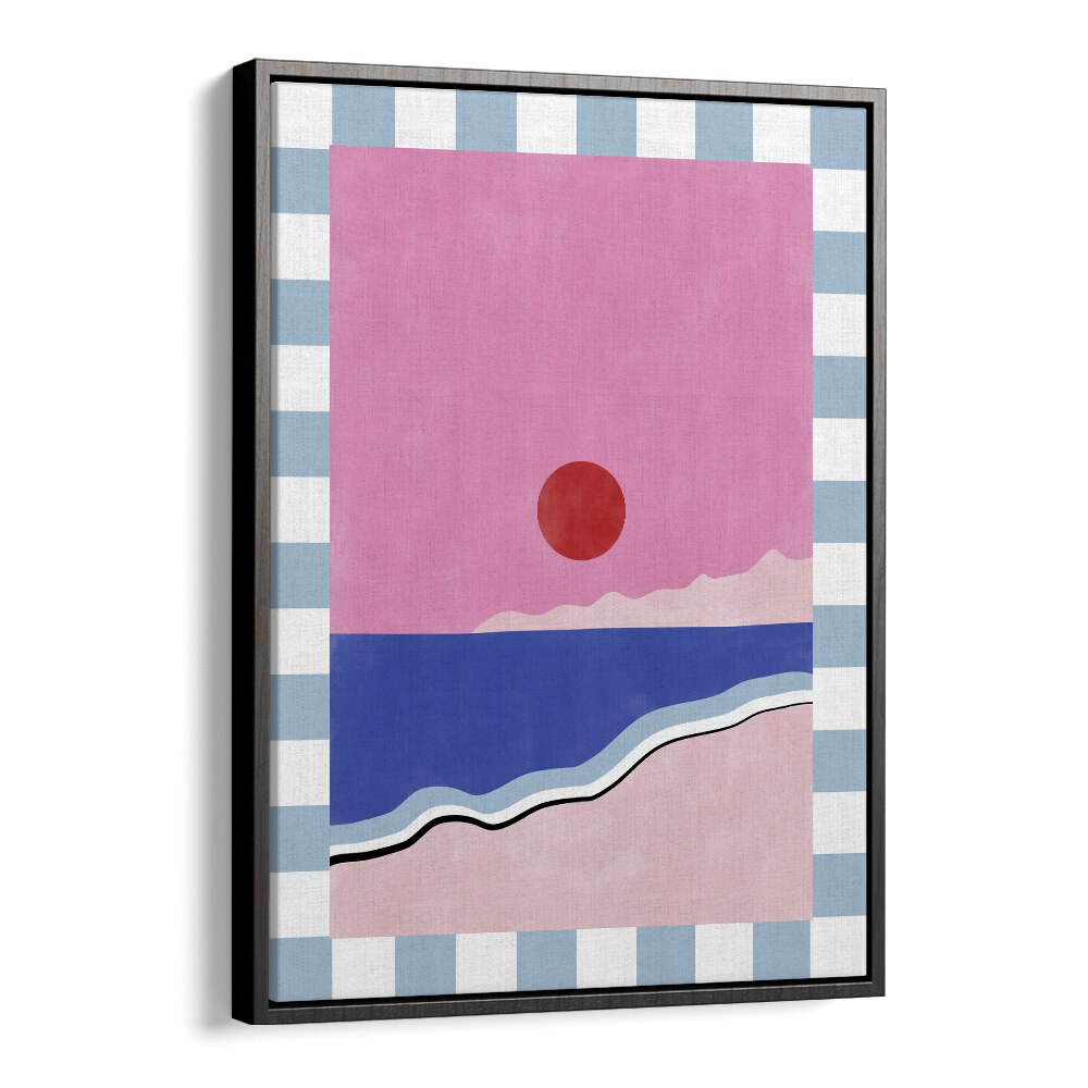 Stunning "PINK SKY, LANDSCAPE PAINTINGS" by Elena Ristova, perfect for transforming your decor with beautiful nature art.