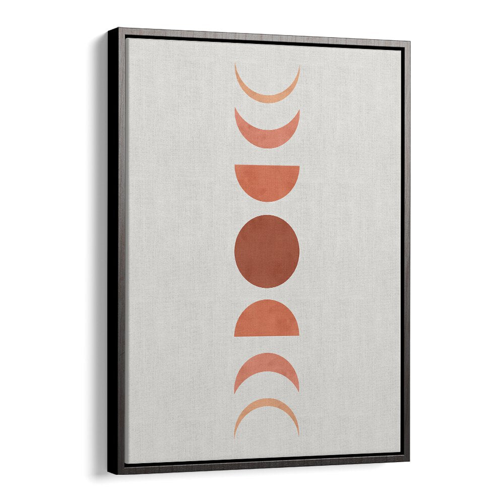 Elegant MOON PHASES, BOHO ART PAINTINGS showcase lunar cycles in beautiful earthy tones, perfect for bohemian decor.