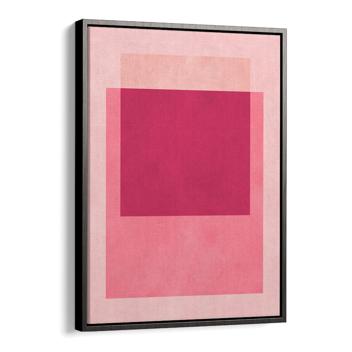 Stunning OVERLAPPING XII, GEOMETRIC ART PRINTS in pink hues, perfect for modern decor enthusiasts.