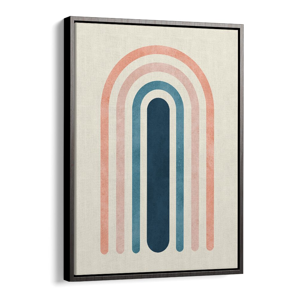 Modern LINES AND ARCS III, BOHO ART PAINTINGS featuring stylish arches in warm tones for creative spaces.