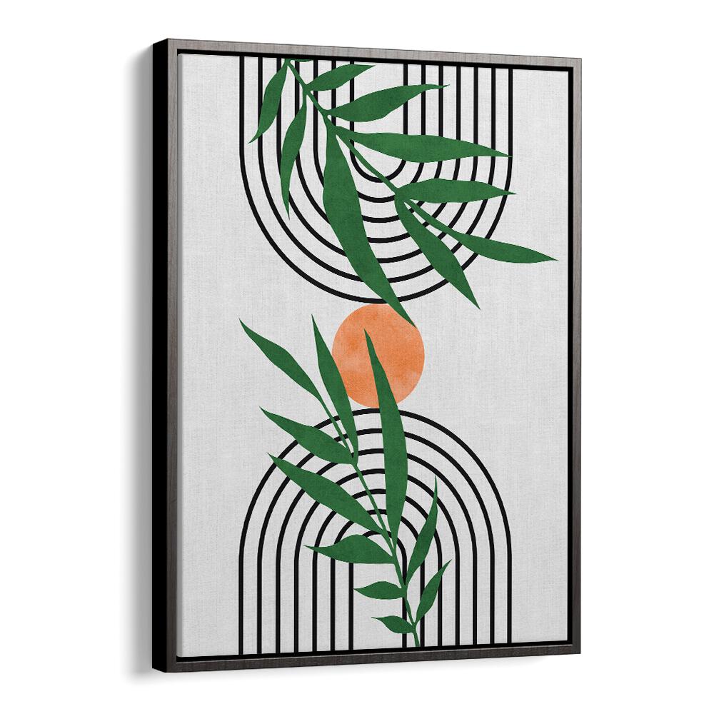 Beautify your space with LEAVES VI, BOHO ART PAINTINGS showcasing vibrant watercolor leaves and abstract design.