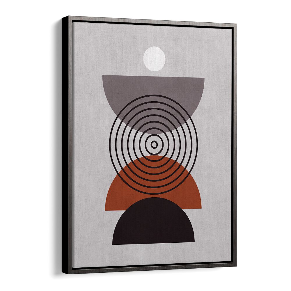 Modern LINES AND CIRCLES XI, BOHO ART PAINTINGS featuring abstract shapes and circles, perfect for creative spaces.