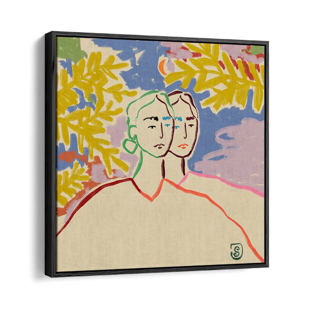 Colorful GEMINI III, ZODIAC poster showcasing dual figures, perfect for elevating your space and celebrating astrology.